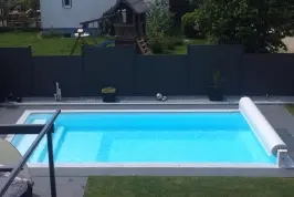 Pool München Rolloabdeckung
