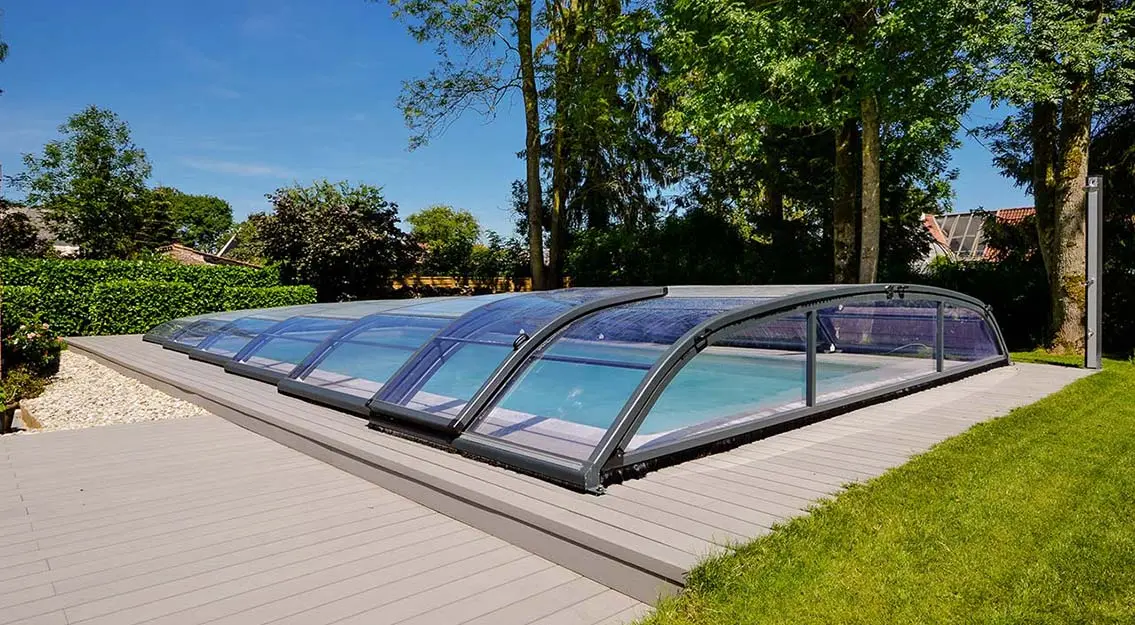 Poolüberdachung